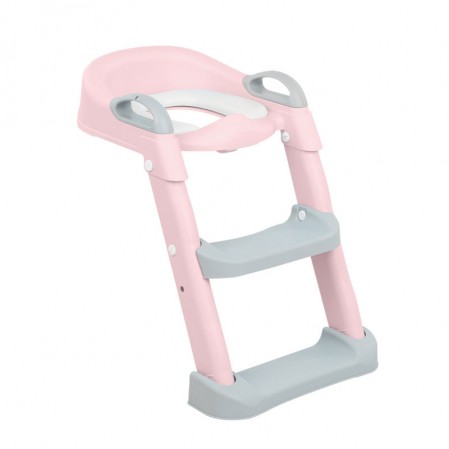 Kikkaboo Тоалетна седалка със стълба Lea Pink