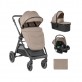 Kikkaboo Комбинирана количка 3в1 с кош за новородено Ava Beige
