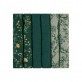 Kikkaboo Комплект 6 бр муселинови кърпички 30х30 см Secret Garden Green