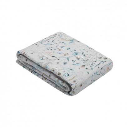 Kikkaboo Одеяло от муселин двупластово 100х100 см Dreamy Fields Grey