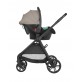 Комбинирана количка 3в1 трансф. седалка Eloe Dark Beige