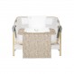 Бебешки спален комплект за мини-кошара 3ч Secret Garden Beige