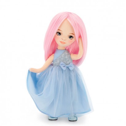 Orange Toys Sweet Sisters Били в синя сатенена рокля 32 см