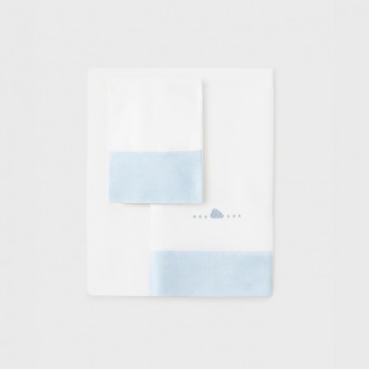 Бебешки комплект чаршафи Mayoral унисекс с бродерия