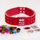 Силиконова гривна Pixie Crew PXX02, червена Love